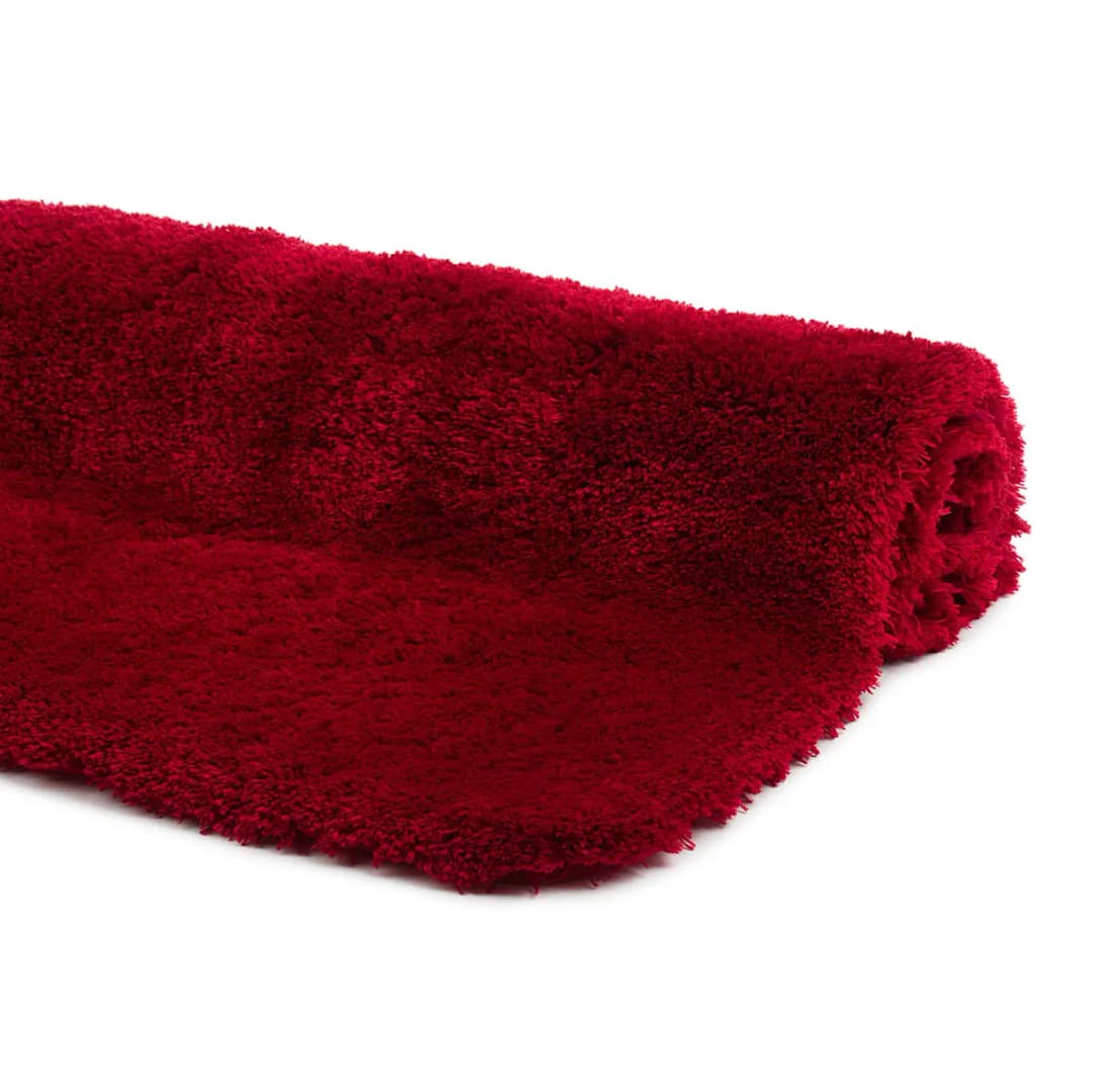 Badteppich Deluxe Typ A 50 x 70cm Rot/Bordeaux | Rot