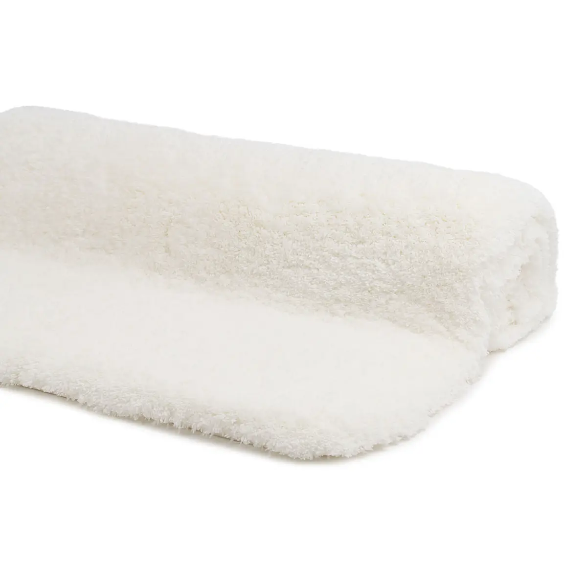 Badteppich Deluxe Typ A 60 x 100cm Weiß/Creme | Beige