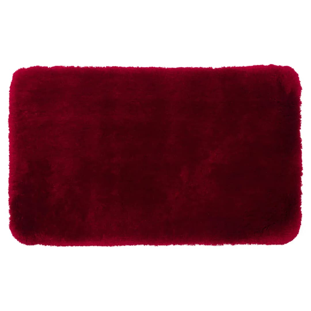 Badteppich Deluxe Typ A 60 x 100cm Rot/Bordeaux | Rot