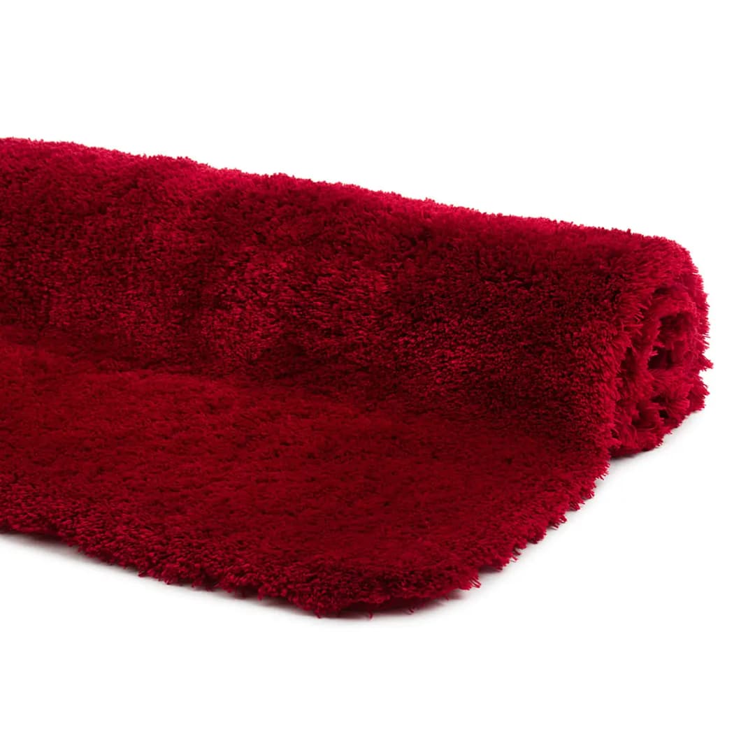 Badteppich Deluxe Typ A 60 x 100cm Rot/Bordeaux | Rot
