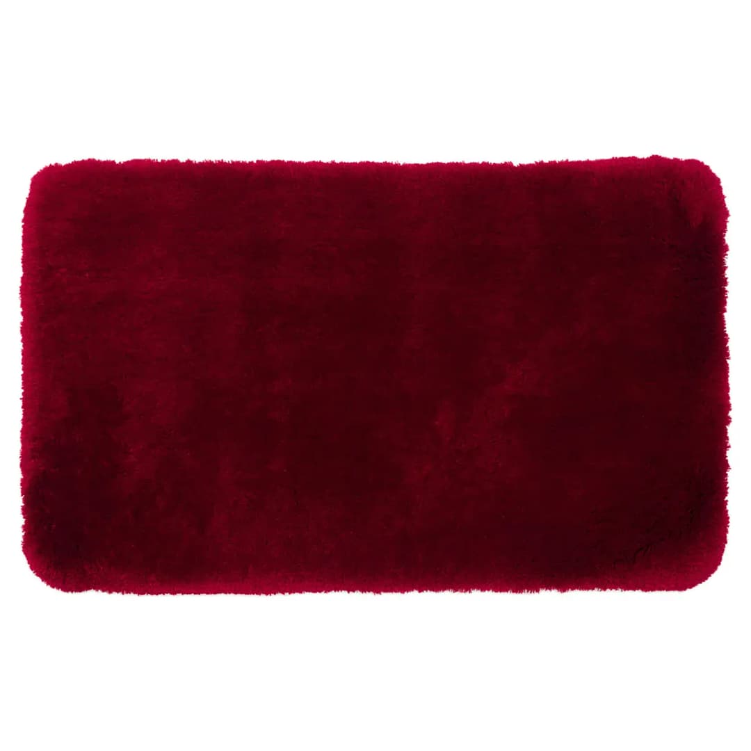 Badteppich Deluxe Typ A 70 x 120cm Rot/Bordeaux | Rot