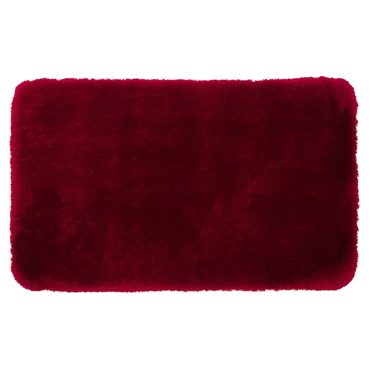 Badteppich Deluxe Typ A 70 x 120cm Rot/Bordeaux | Rot