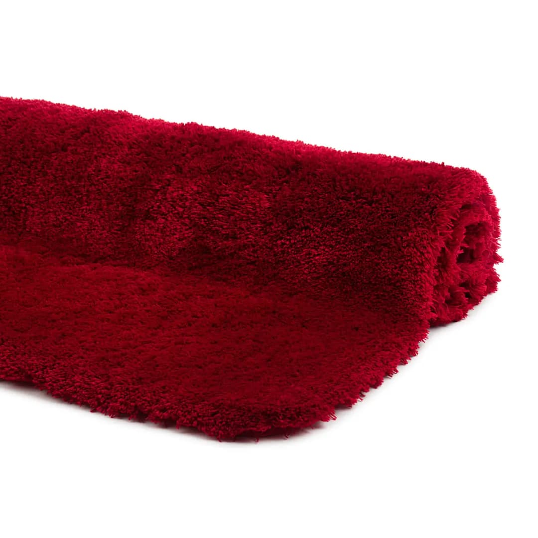 Badteppich Deluxe Typ A 70 x 120cm Rot/Bordeaux | Rot