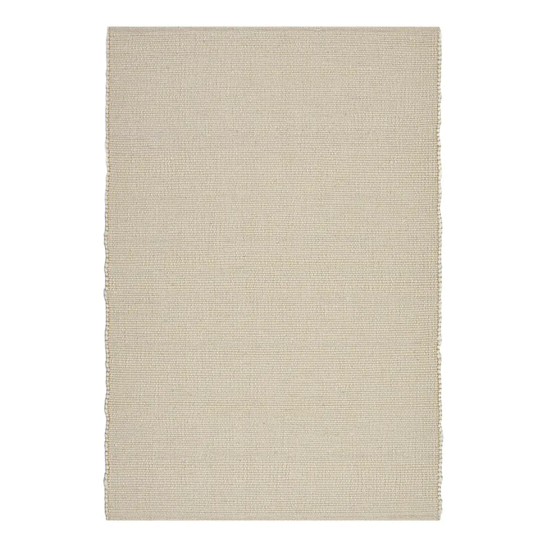 THEKO Wollteppich Alm-Glück Weiß/Beige 160 x 230cm | Beige