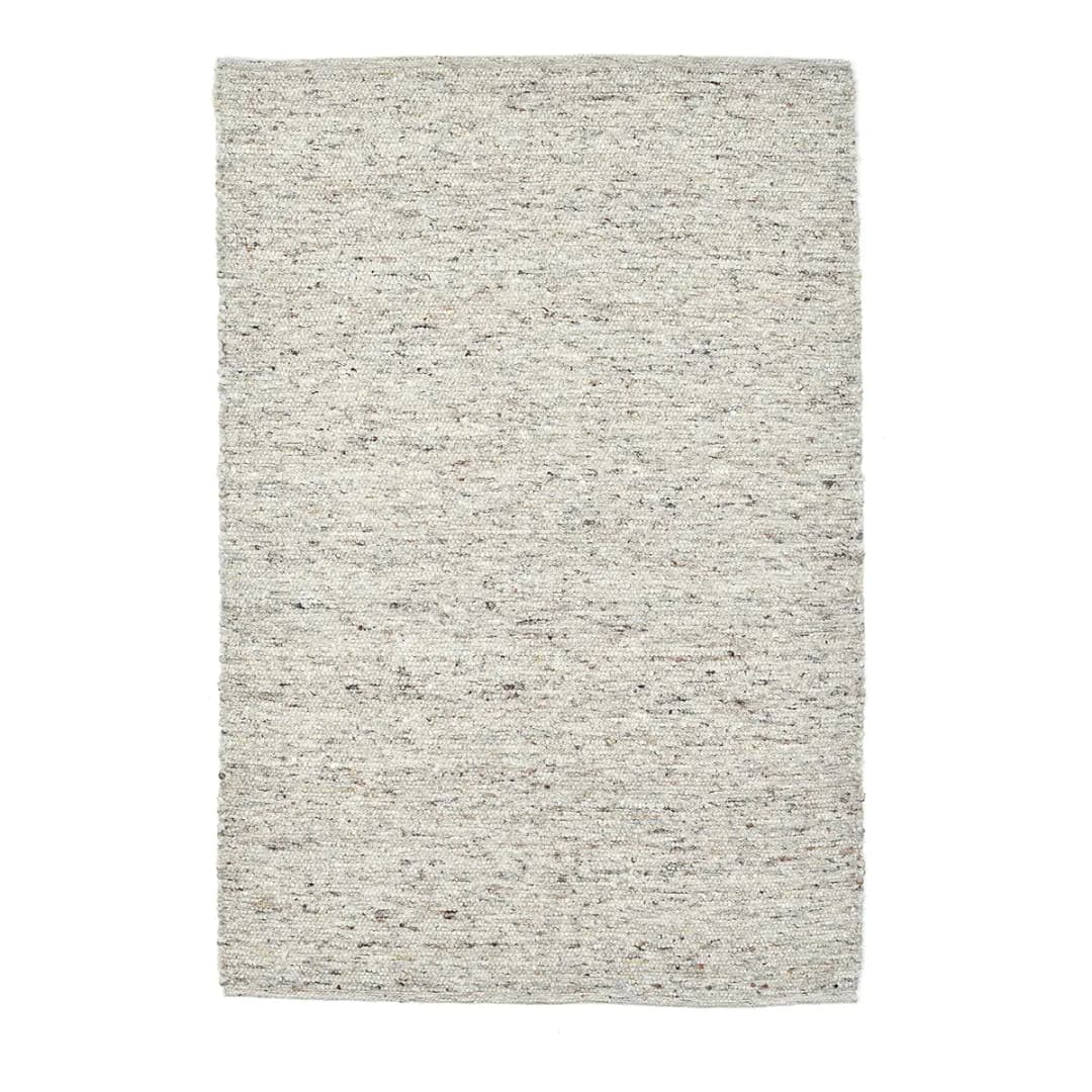 THEKO die markenteppiche Wollteppich Alm-Glück Grau/Sand 250 x 300cm