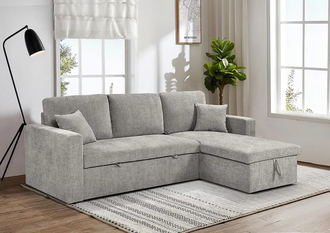 Ecksofa COVENTRY | Grau