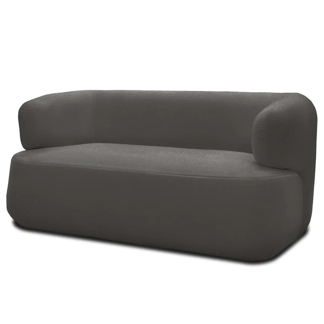 2-Sitzer Sofa Grau Microfaser Sofina | Grau