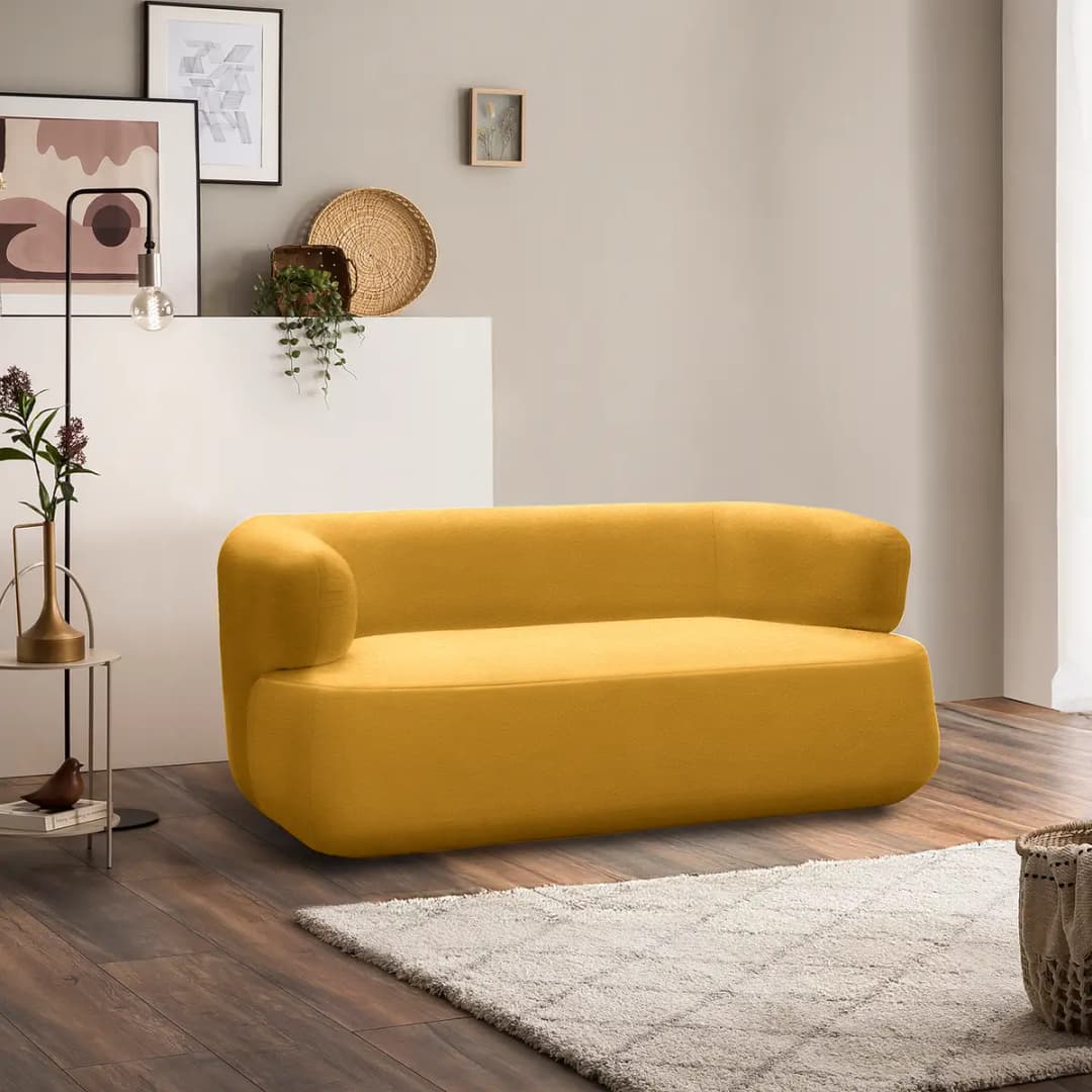 2-Sitzer Sofa Sofina | Gelb