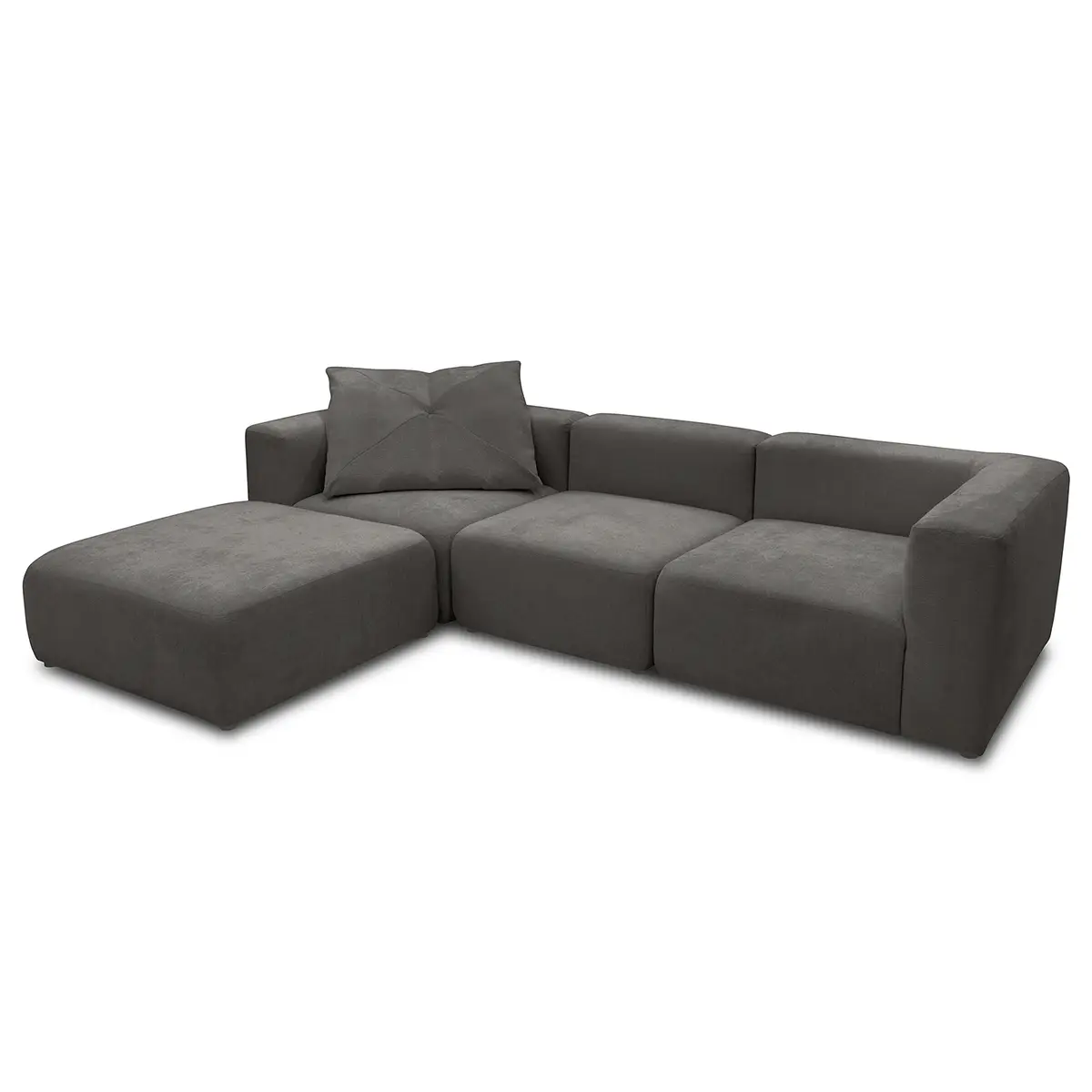 Mørteens Ecksofa Sofina mit Longchair | Grau