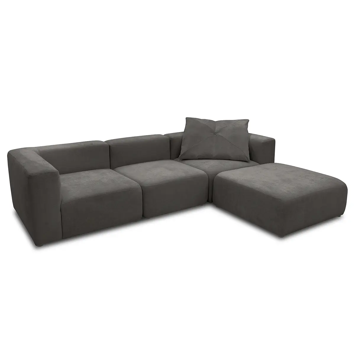 Mørteens Ecksofa Sofina mit Longchair | Grau