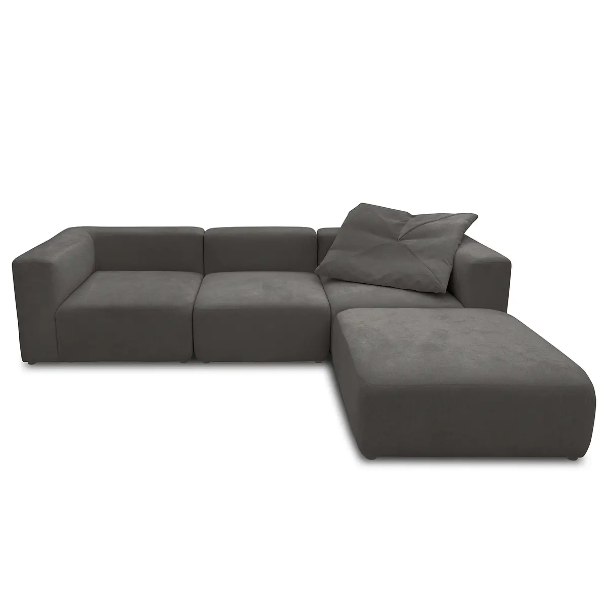 Mørteens Ecksofa Sofina mit Longchair | Grau