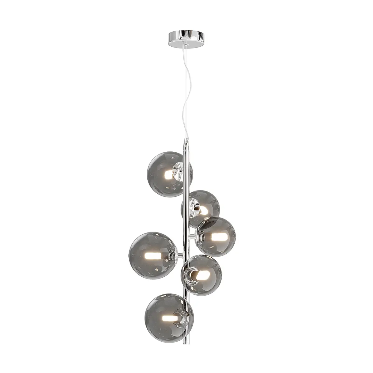 Pendelleuchte Dallas Typ A Ø 29cm Silber/Silber Mischmetall /