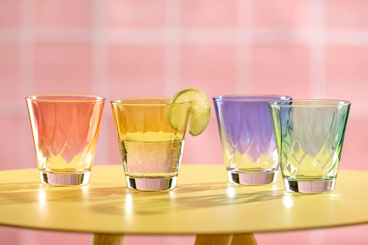 Trinkglas Twist Typ B 4er Set | Grün