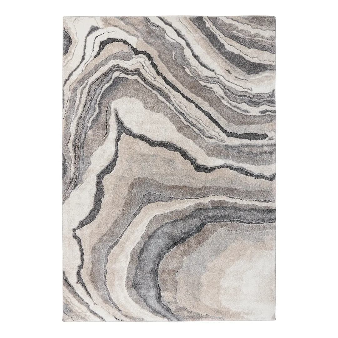 Kurzflorteppich My Bologna Typ B Grau/Grau 140 x 200cm | Grau