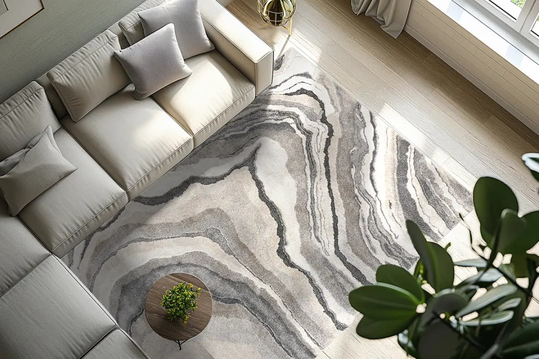 Kurzflorteppich My Bologna Typ B Grau/Grau 140 x 200cm | Grau