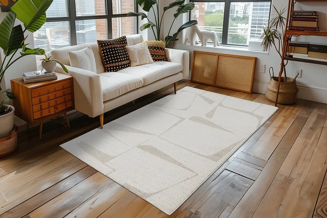 Kurzflorteppich My Parma Typ A Beige 120 x 170cm | Beige