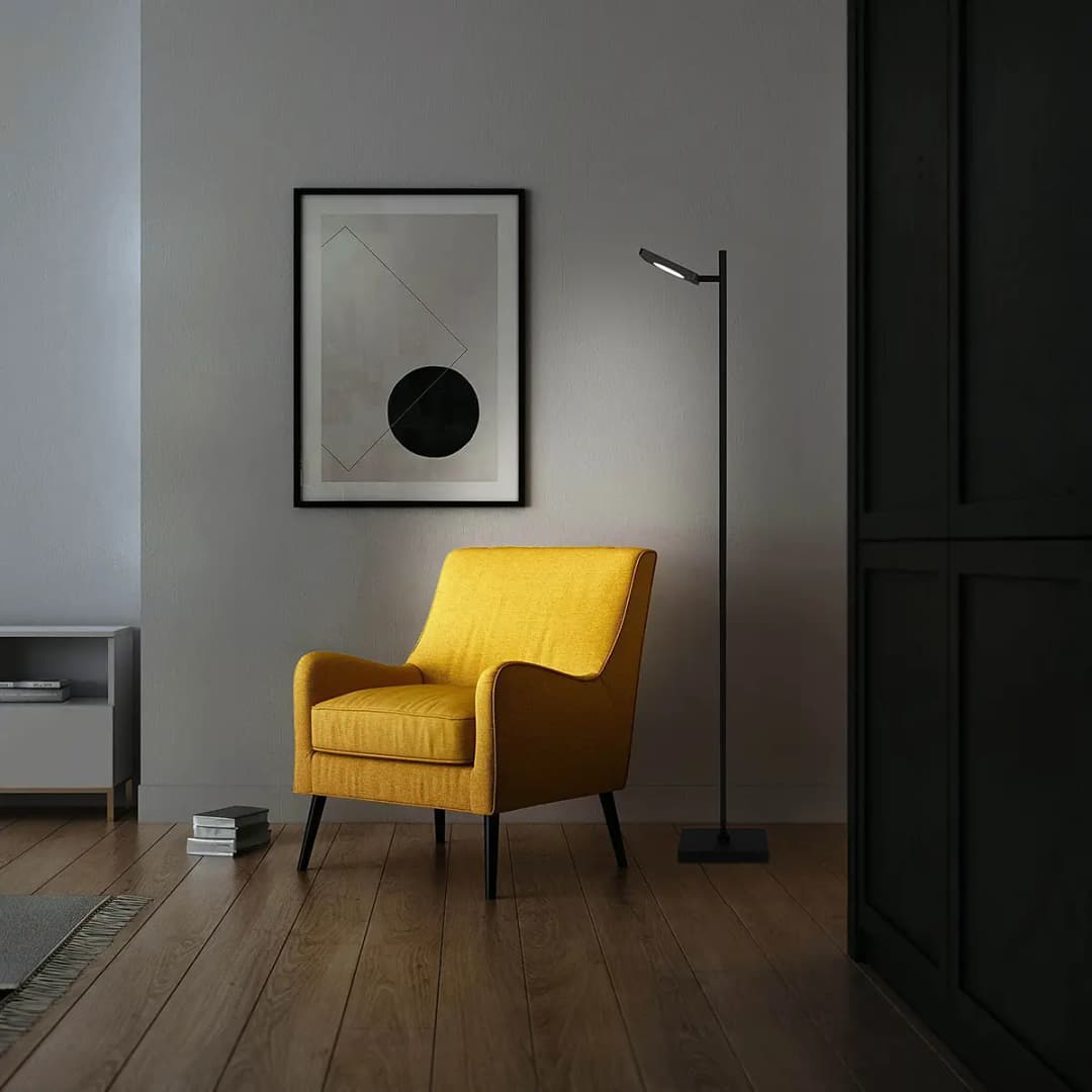 LED-Stehleuchte Lupa | Schwarz