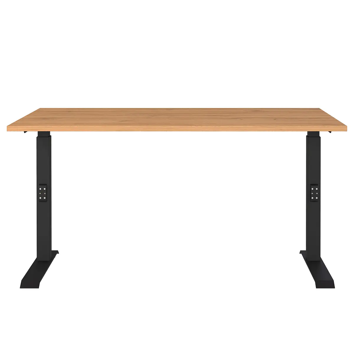 Höhenverstellbarer Schreibtisch Downey | Holztöne