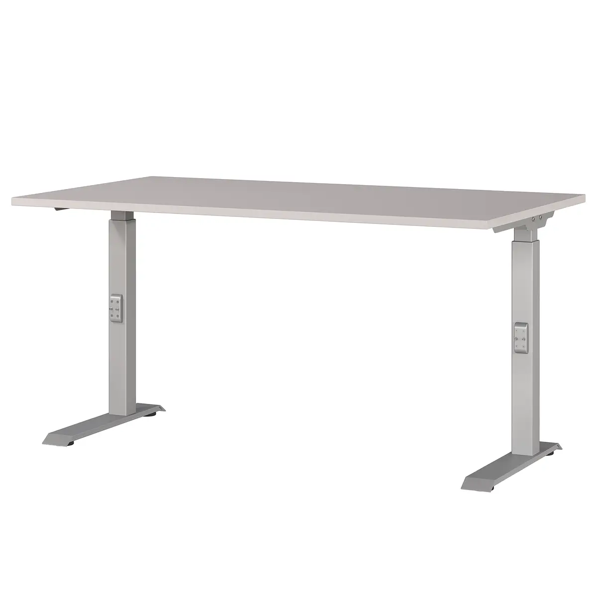 Höhenverstellbarer Schreibtisch Downey 140cm | Grau