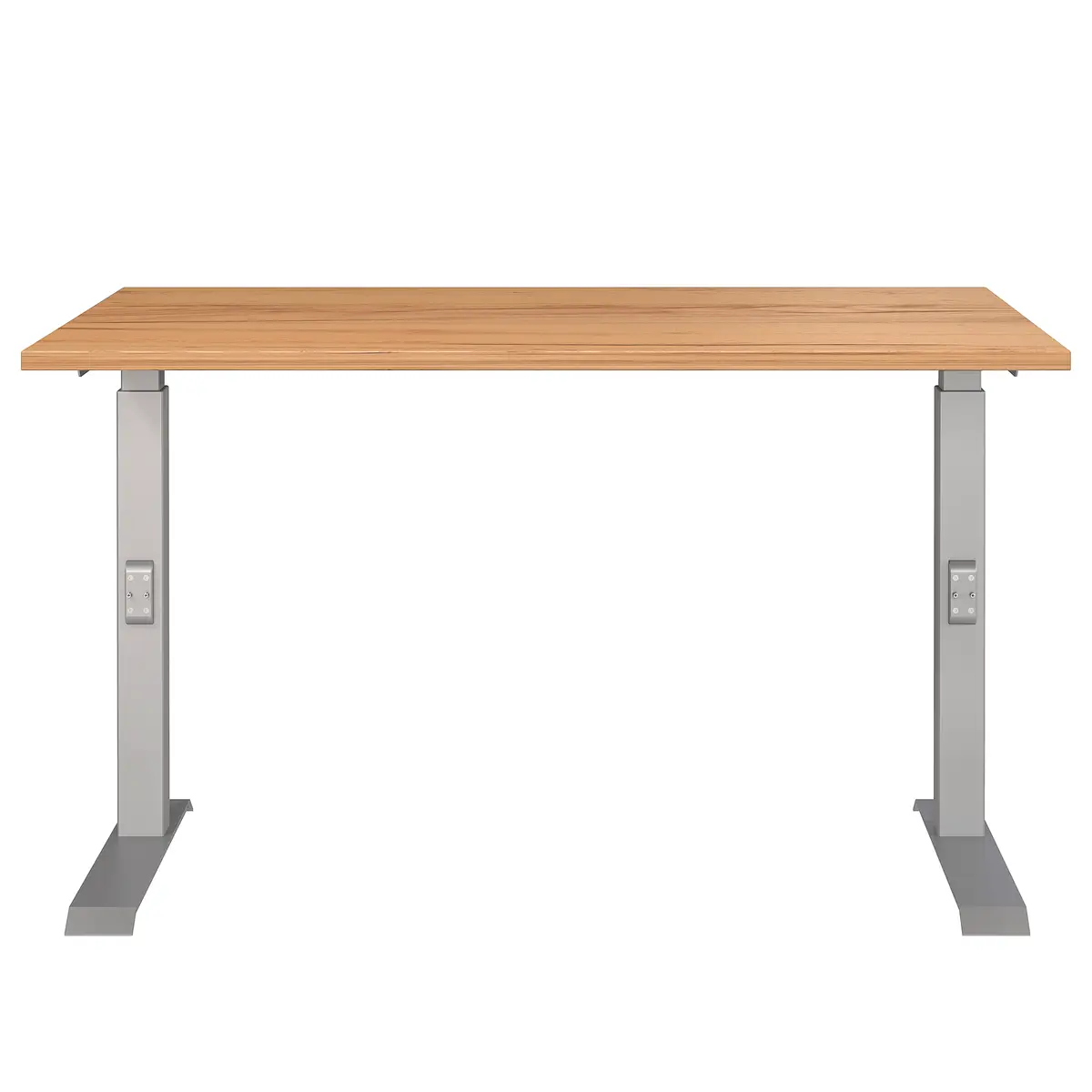 Höhenverstellbarer Schreibtisch Downey 120cm | Holztöne