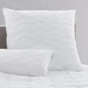 Kopfkissen Selma Weiß/Weiß 80 x 80cm Mako-Satin | Weiß