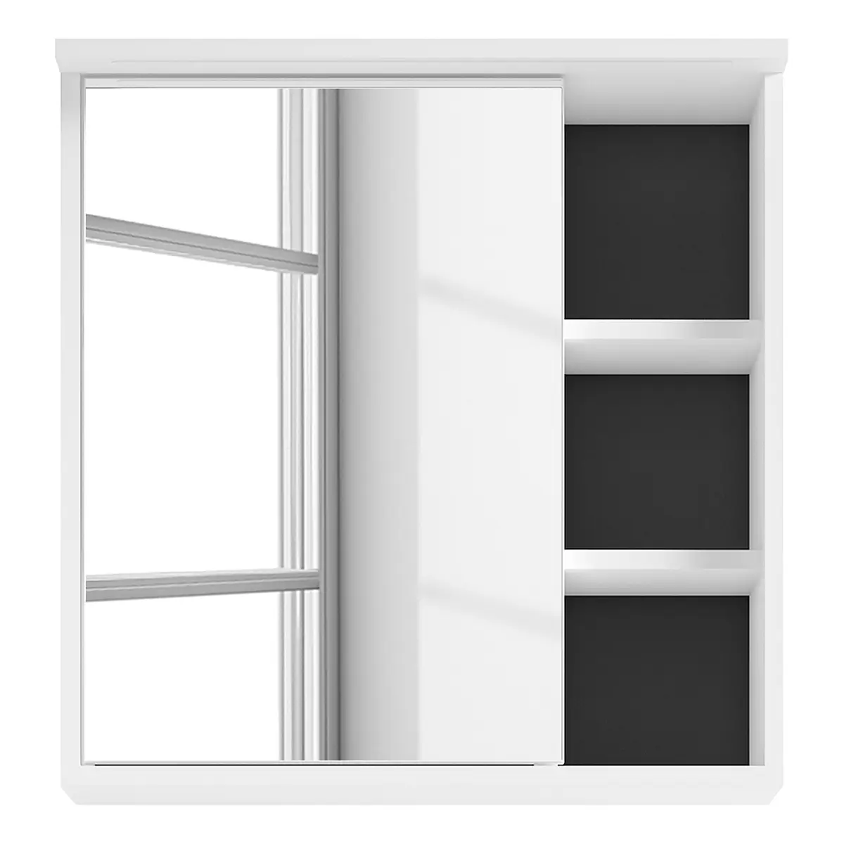 loftscape Beleuchteter Spiegelschrank Vendooren | Weiß