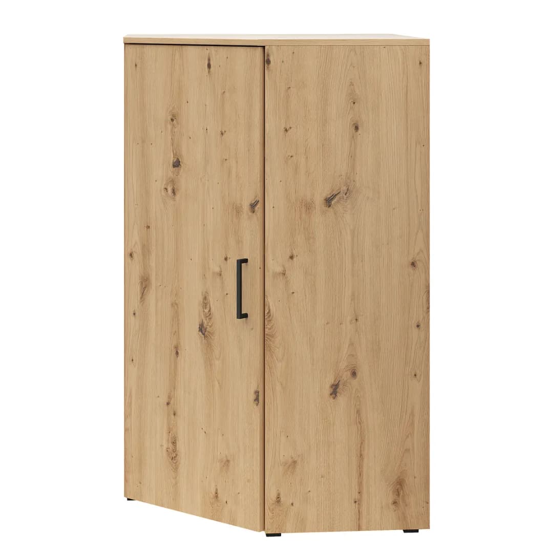 Eckschrank Hick 115cm Braun/Eiche Artisan Dekor | Holztöne