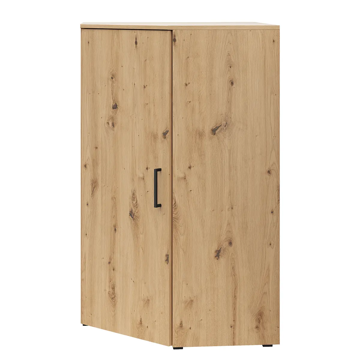 Eckschrank Hick 115cm Braun/Eiche Artisan Dekor | Holztöne