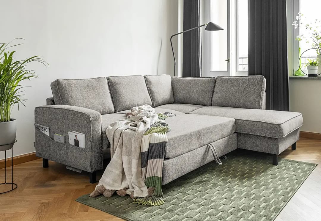 Fredriks Ecksofa Kuhni | Grau