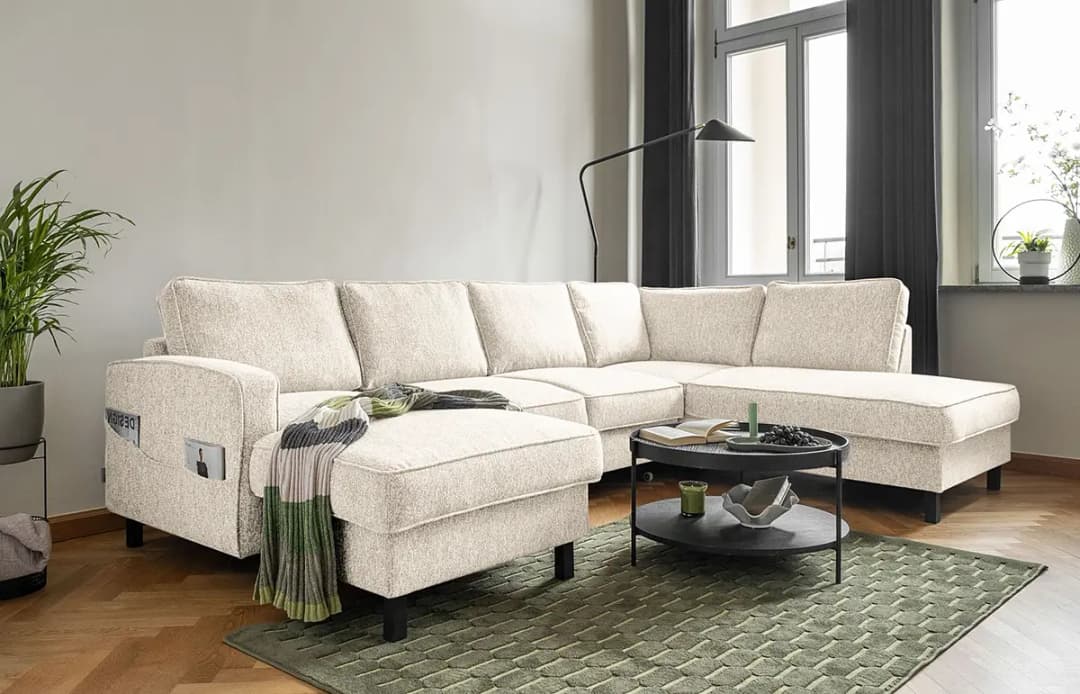 Wohnlandschaft Kuhni | Beige