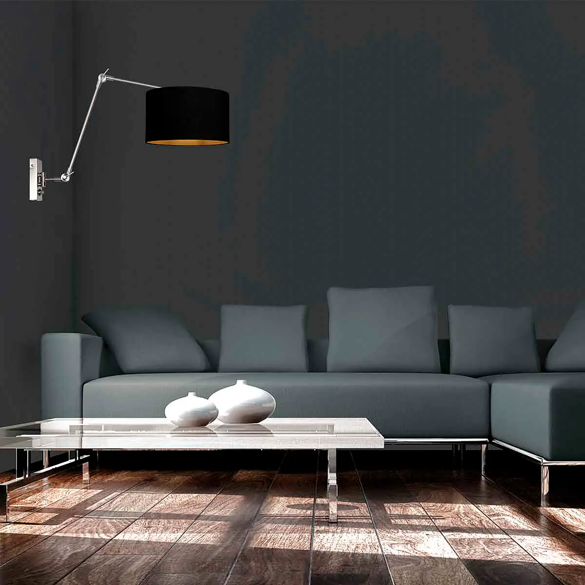 Wandleuchte Prestige Chic Typ B | Silber