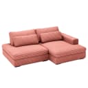 Mørteens Ecksofa mit Schlaffunktion | Rosa