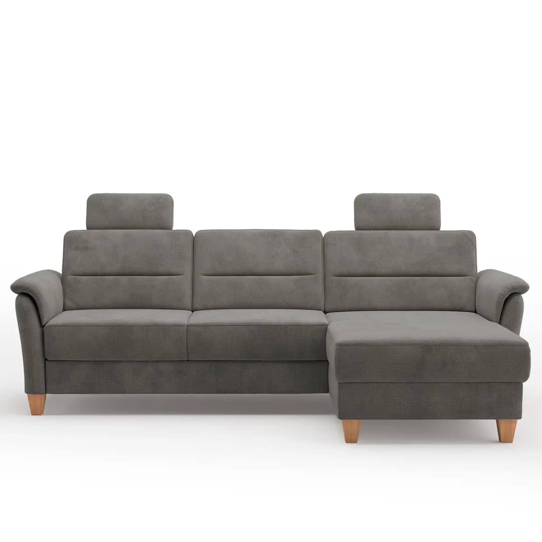 Fredriks Ecksofa mit Longchair Palila | Braun
