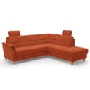Fredriks Ecksofa mit Ottomane Palila | Orange