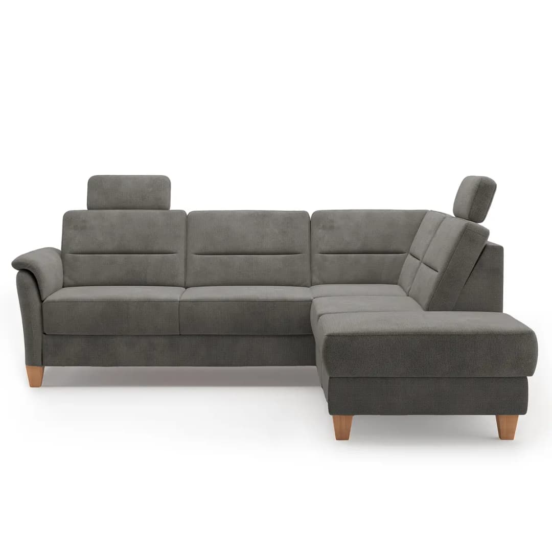 Fredriks Palila Ecksofa mit Ottomane | Grau