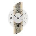 Wanduhr Magro Baumblatt mit Swarovskikristallen | Mehrfarbig