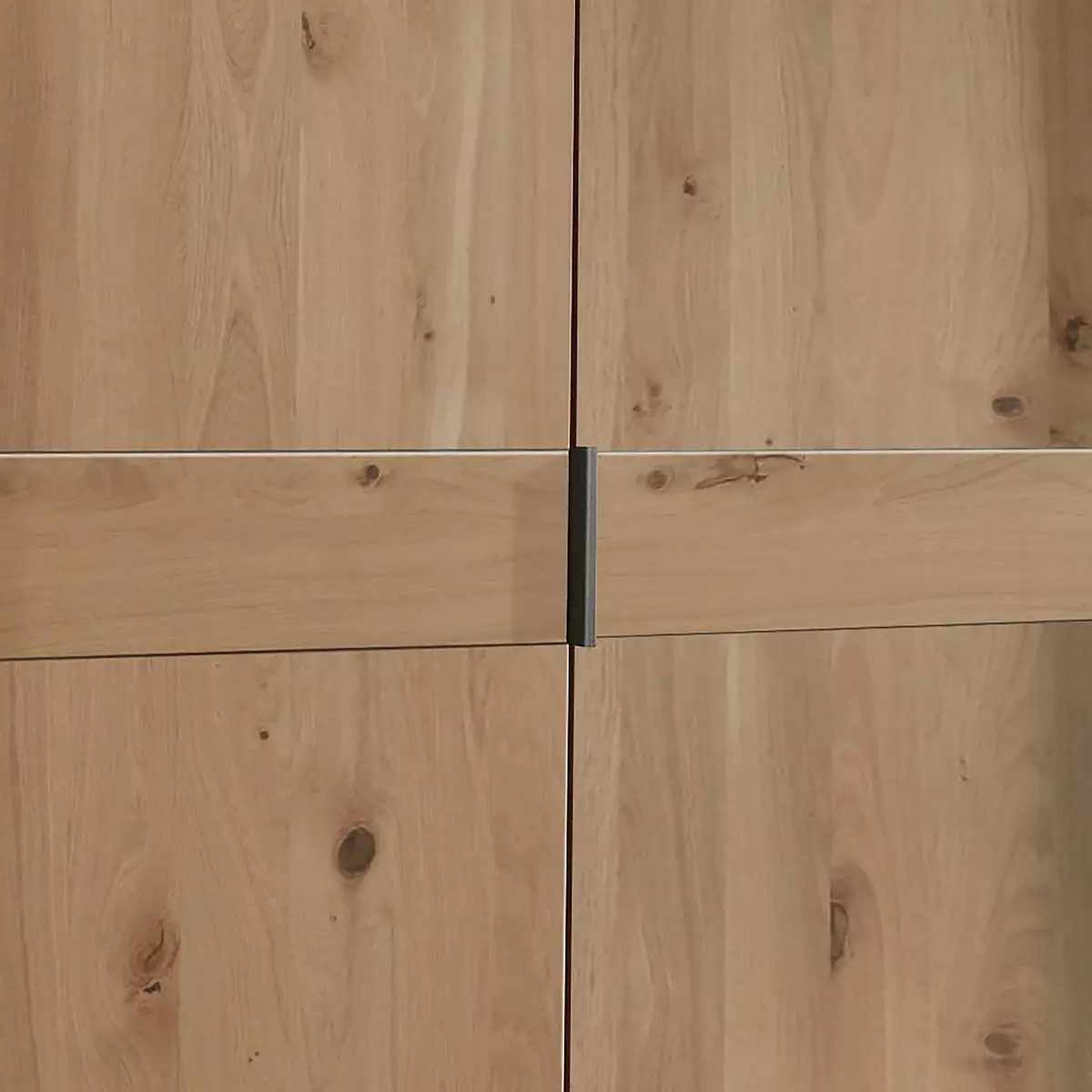 Drehtürenschrank 148 x 216cm Braun/Eiche | Braun