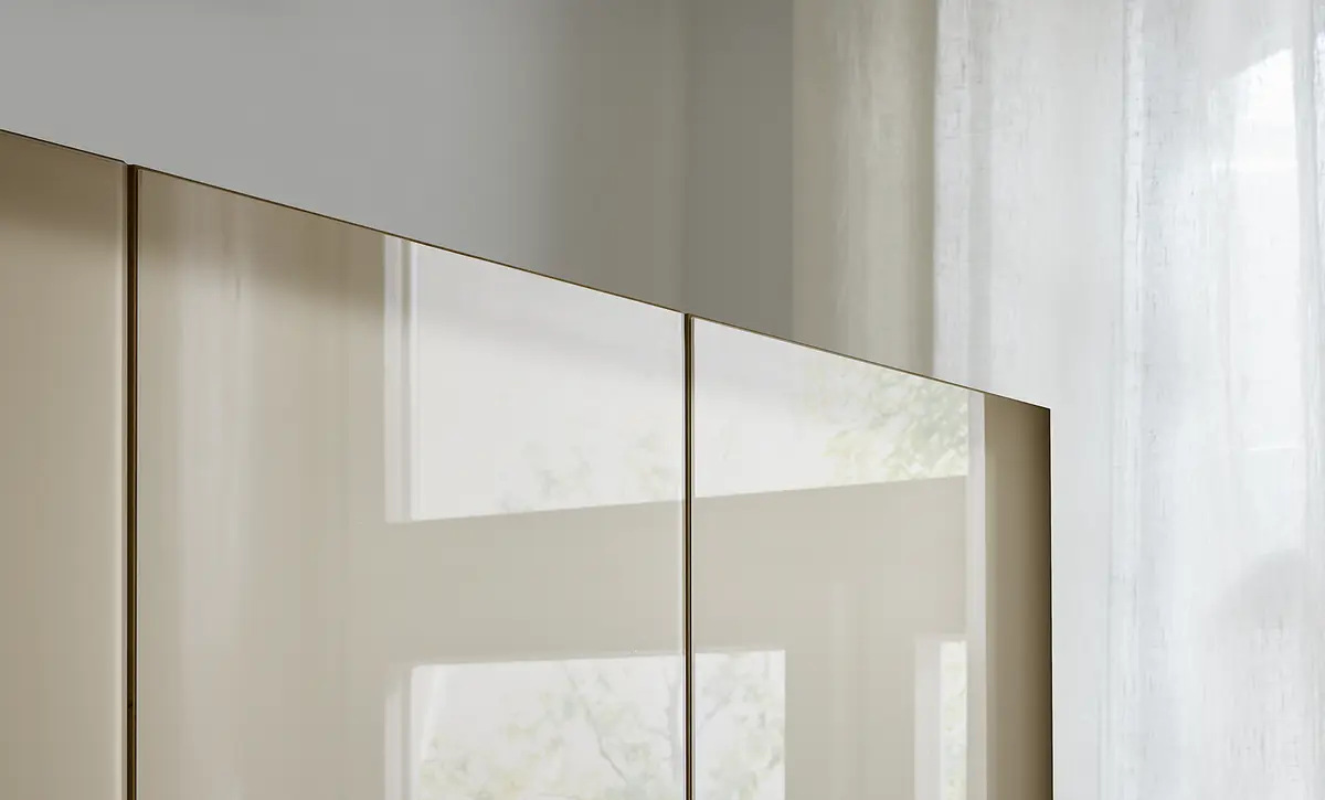 Drehtürenschrank - Glastür A | Braun