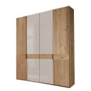 Drehtürenschrank - Glastür A 197 x 236cm Braun/Beige/Champagner