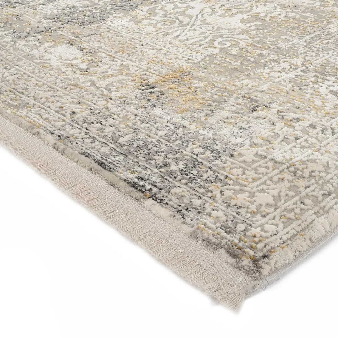 Kurzflorteppich Auroras Elegance Grau/Grau 200 x 290cm | Grau