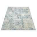 Kurzflorteppich Auroras Elegance Grau/Grau/Blau 60 x 90cm