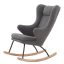 SalesFever® Schaukelsessel Lopnis | Grau