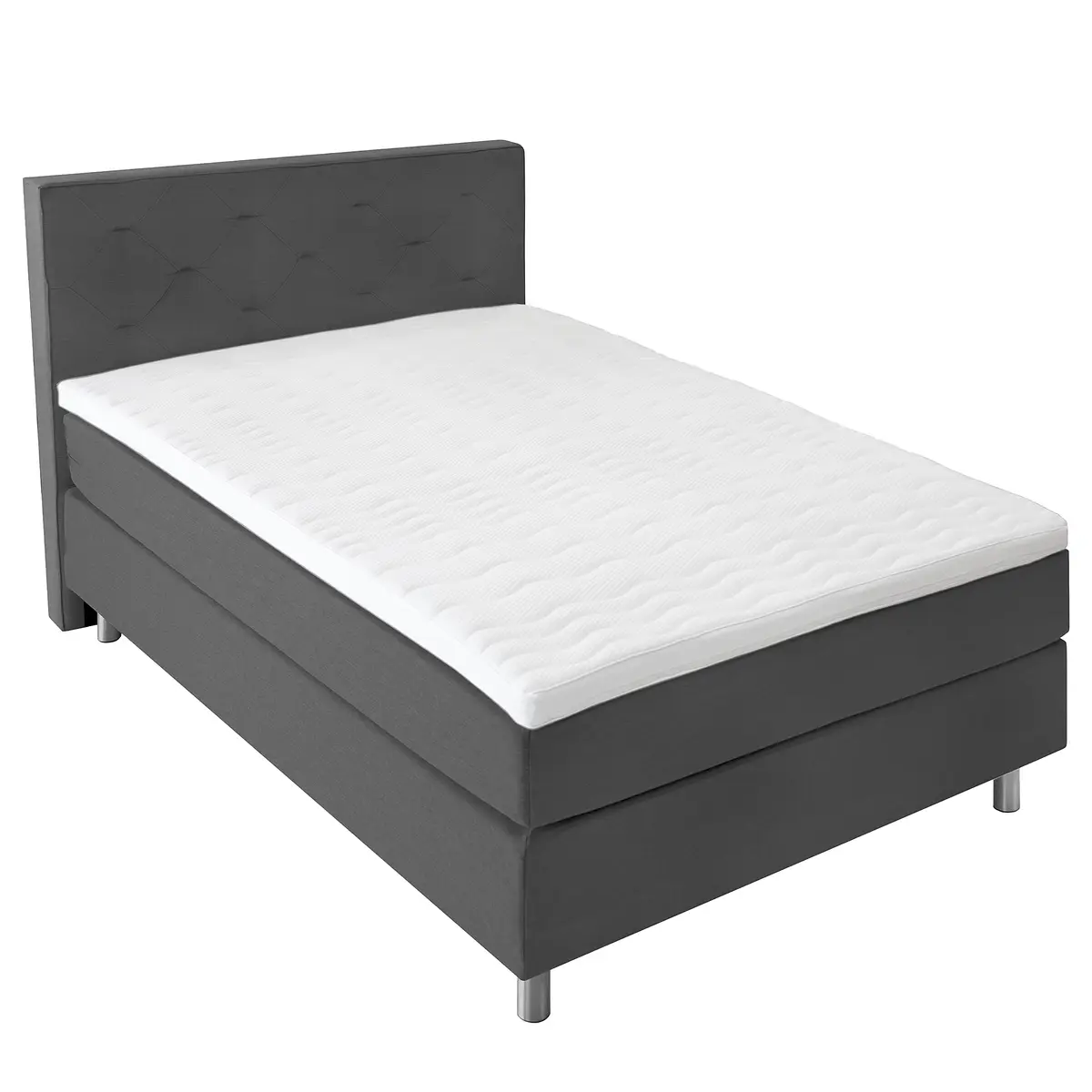 loftscape Boxspringbett Minick | Grau
