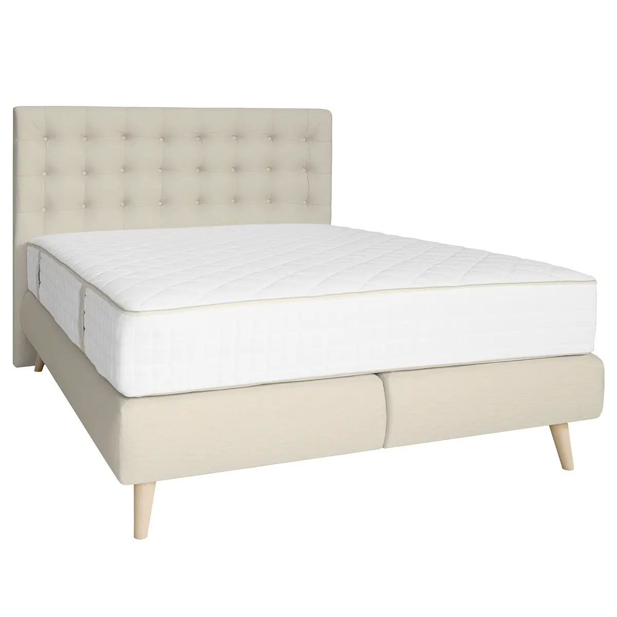Boxspringbett Shucks | Beige
