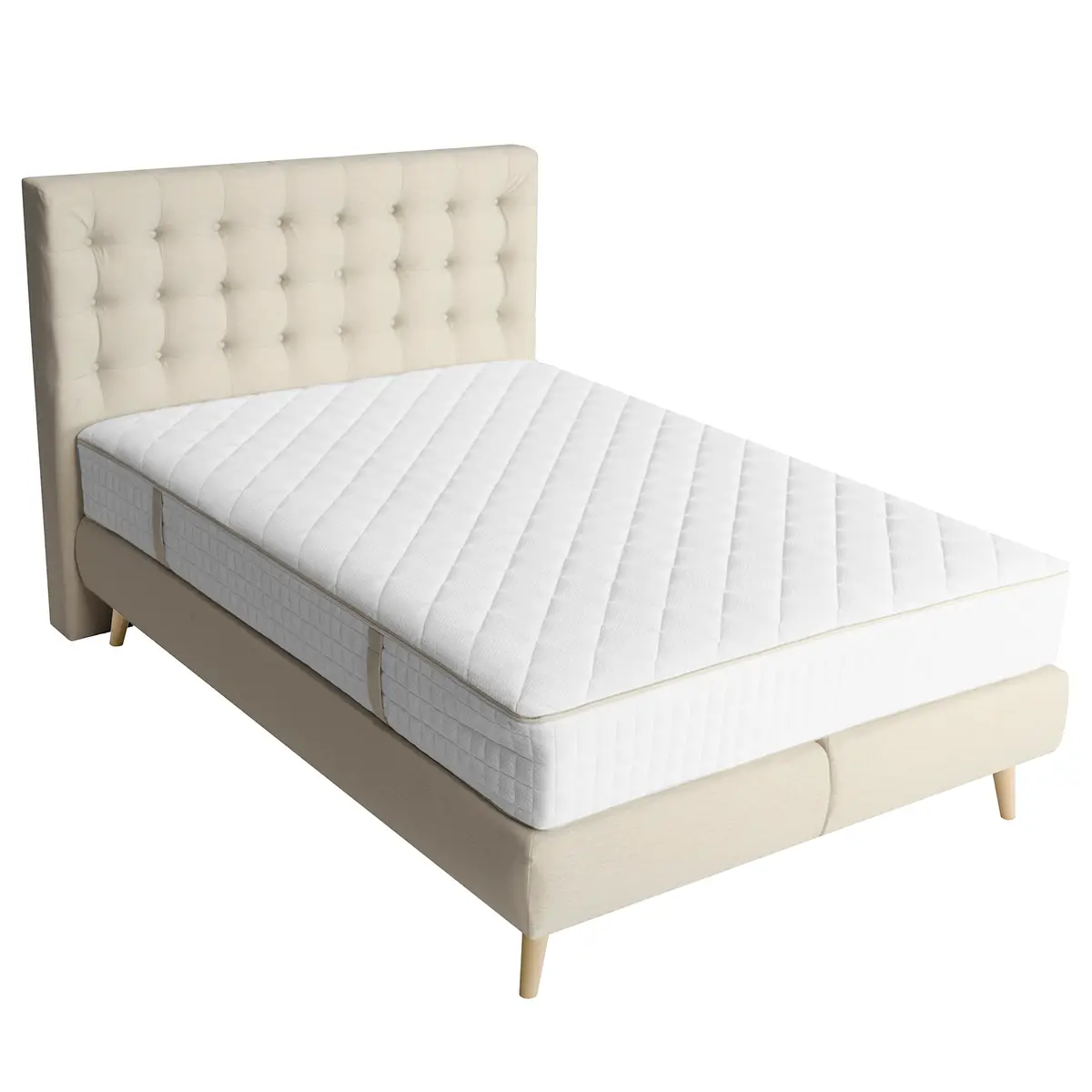 Boxspringbett Shucks | Beige