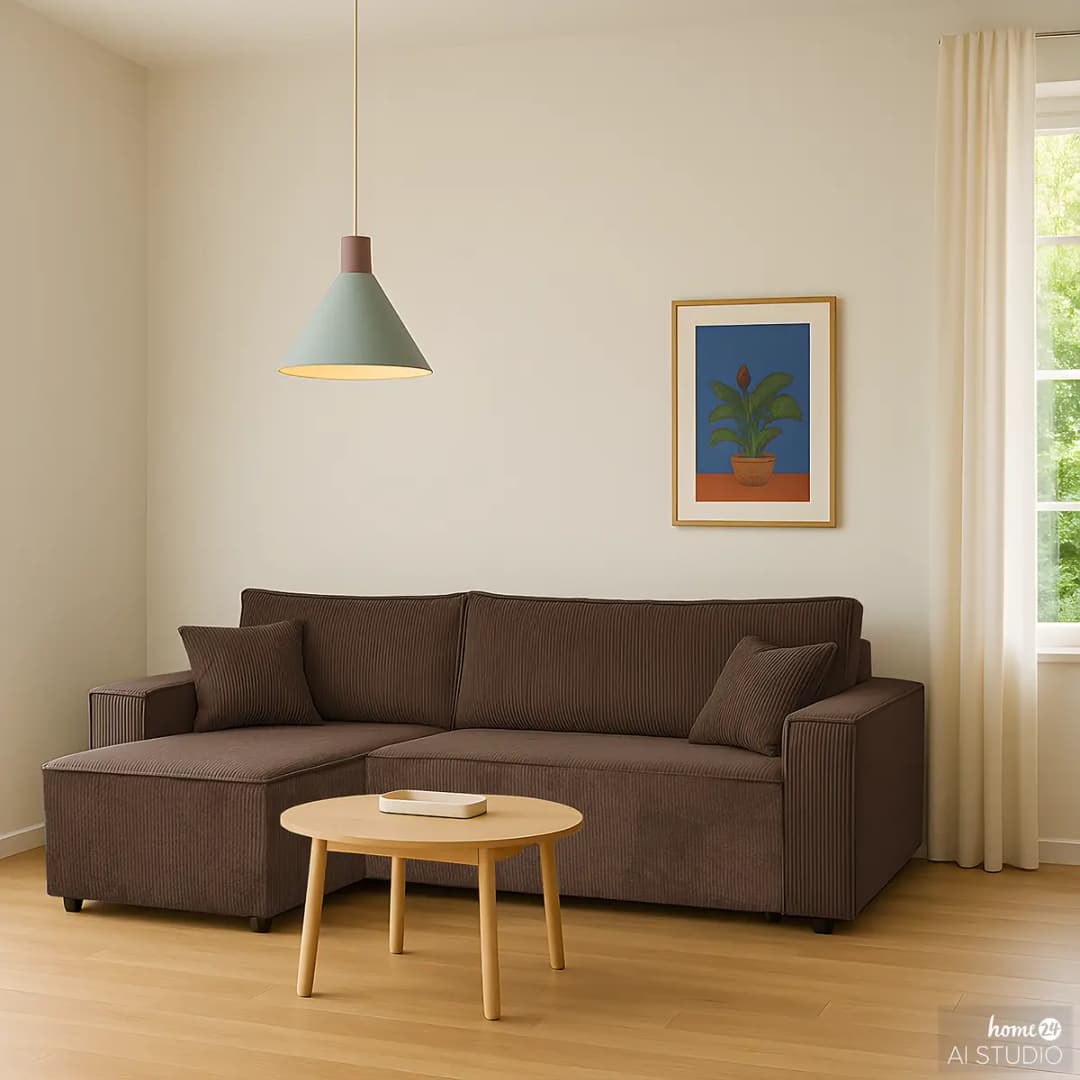 Ecksofa GONDHI | Braun