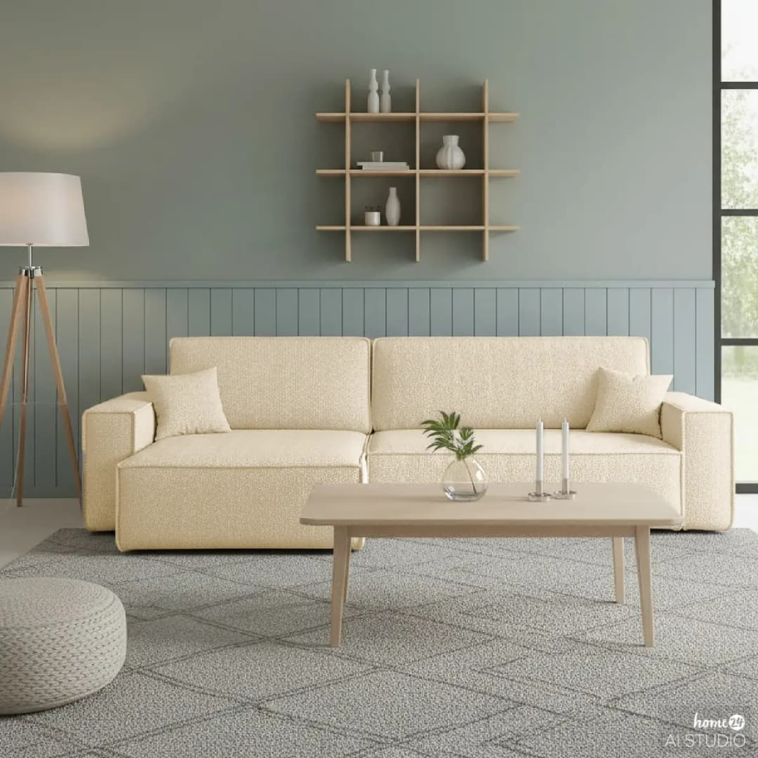 Ecksofa GONDHI | Weiß