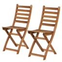 Gartenstuhl LODGE 2er-Set | Braun