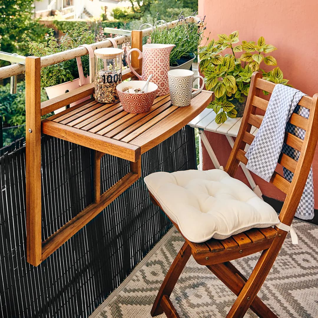 Gartenstuhl LODGE 2er-Set | Braun
