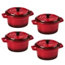 Mini-Auflaufform 4er-Set | Rot